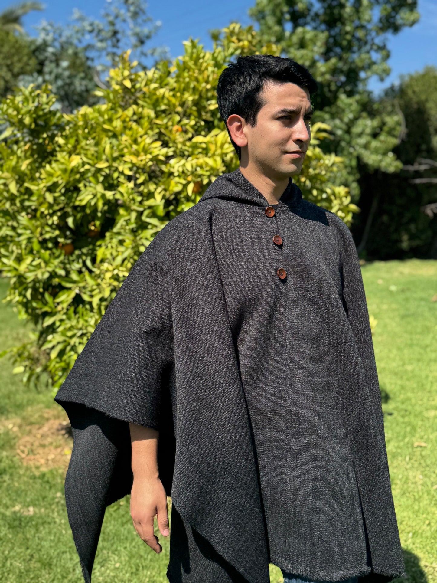 Poncho Clásico Gris Marengo