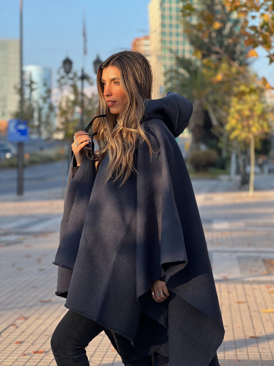 Poncho Clásico Negro