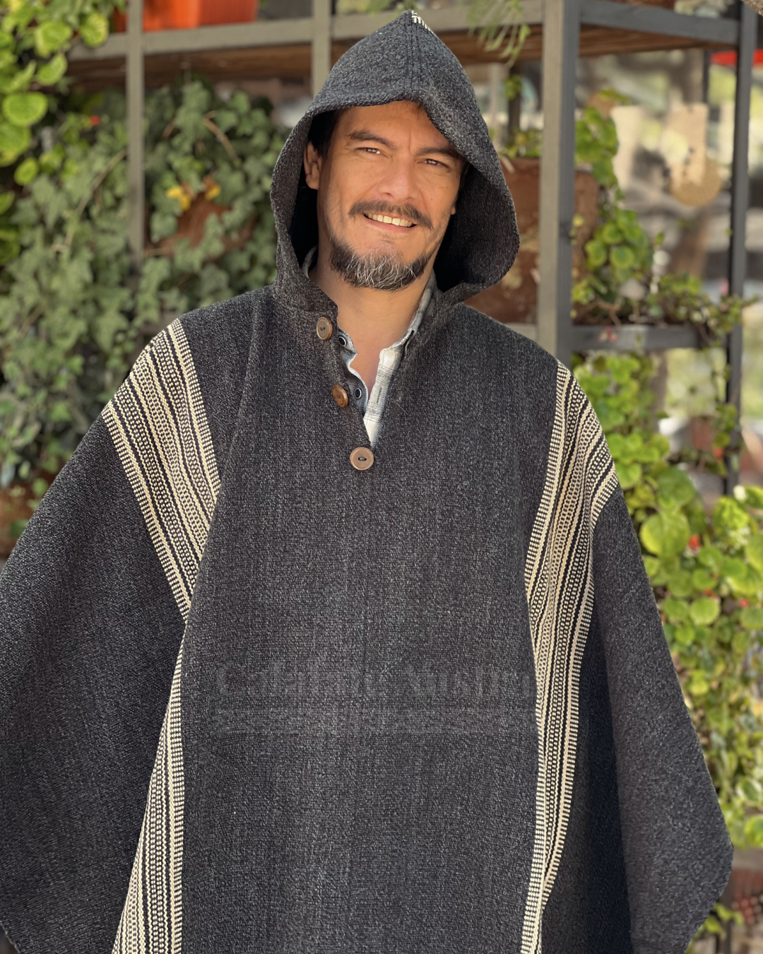 Poncho Queule - Gris Marengo