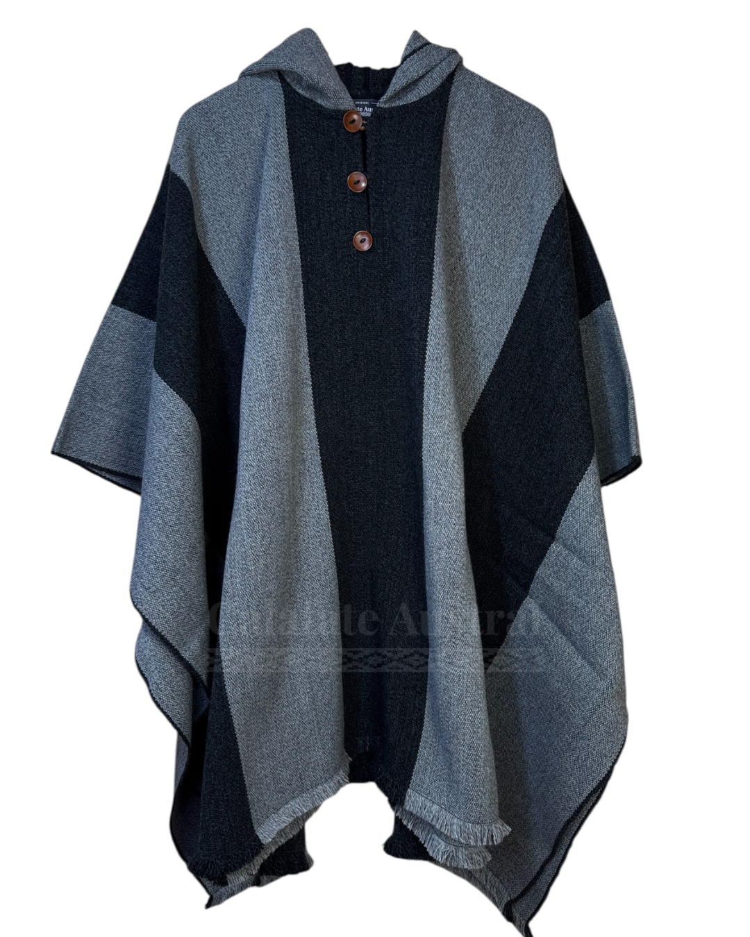 Poncho Roble Gris