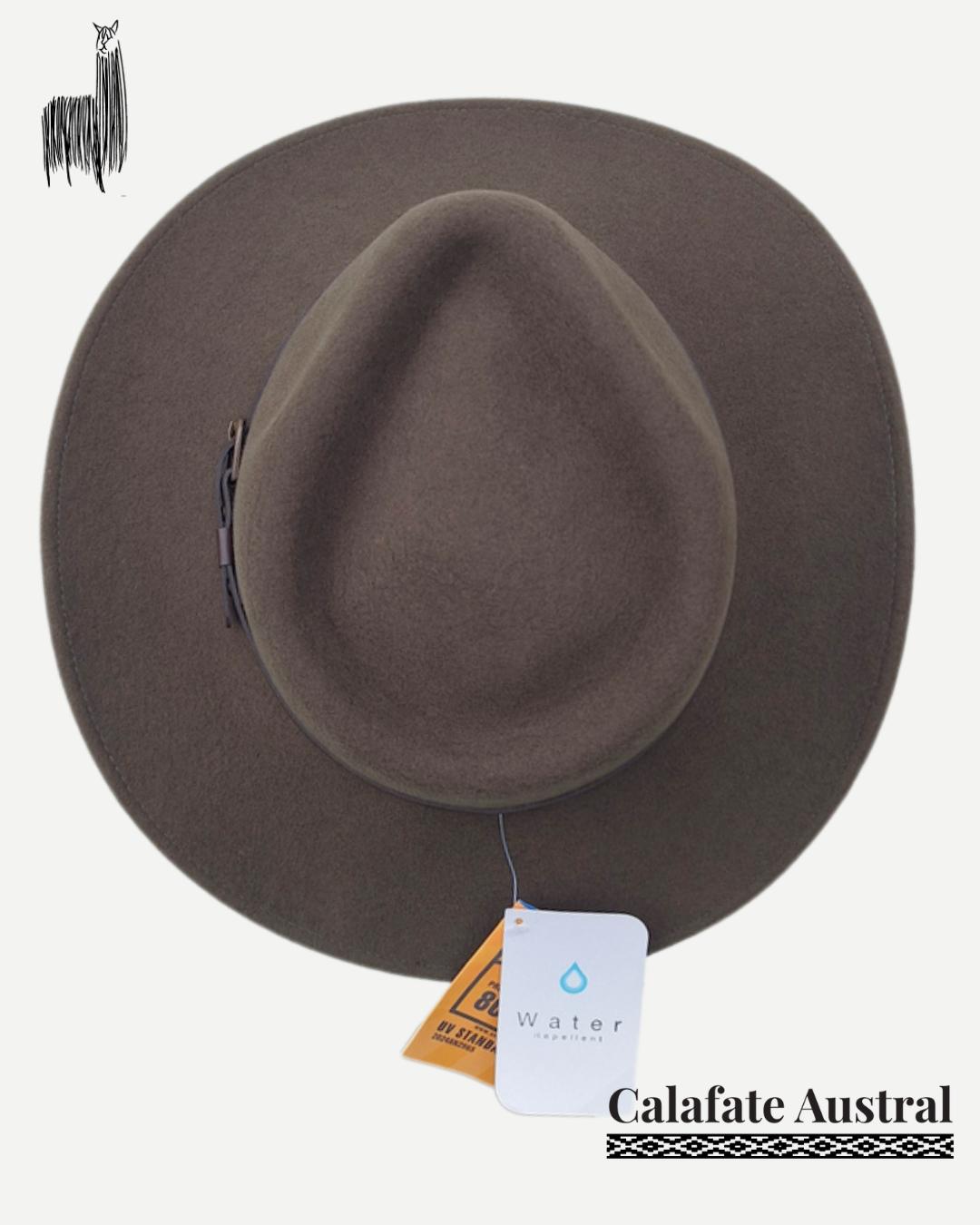 Sombrero Indiana Lana | Verde Oliva - Calafate Austral
