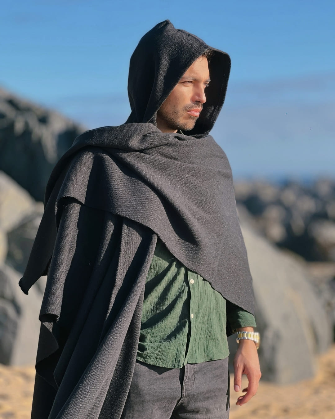 Ruana Copihue| Negra