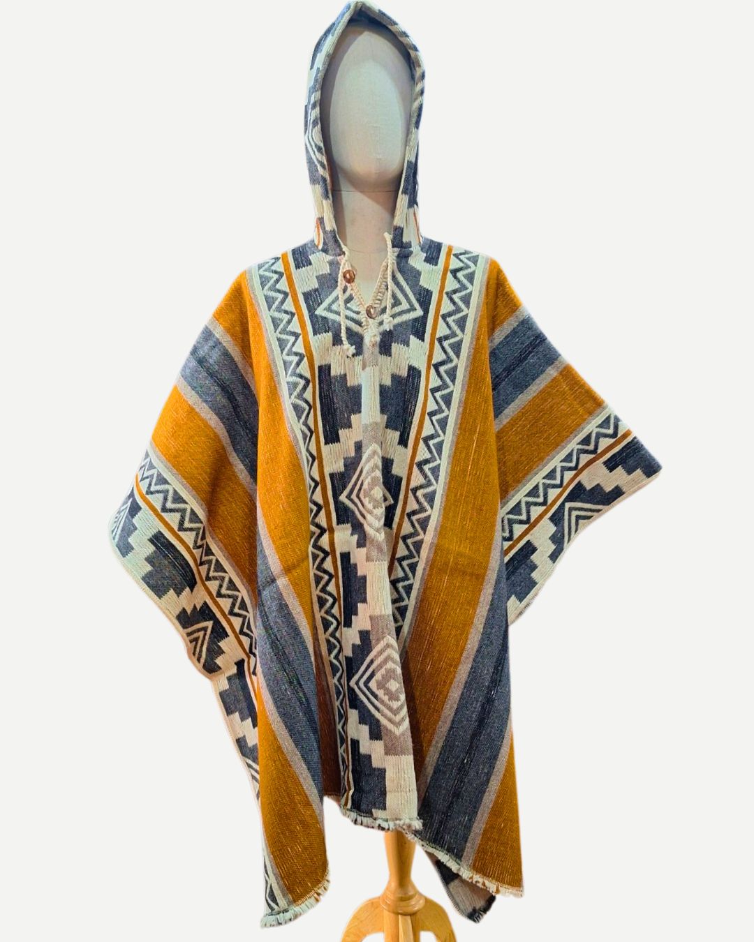 Poncho Araucaria | Mostaza