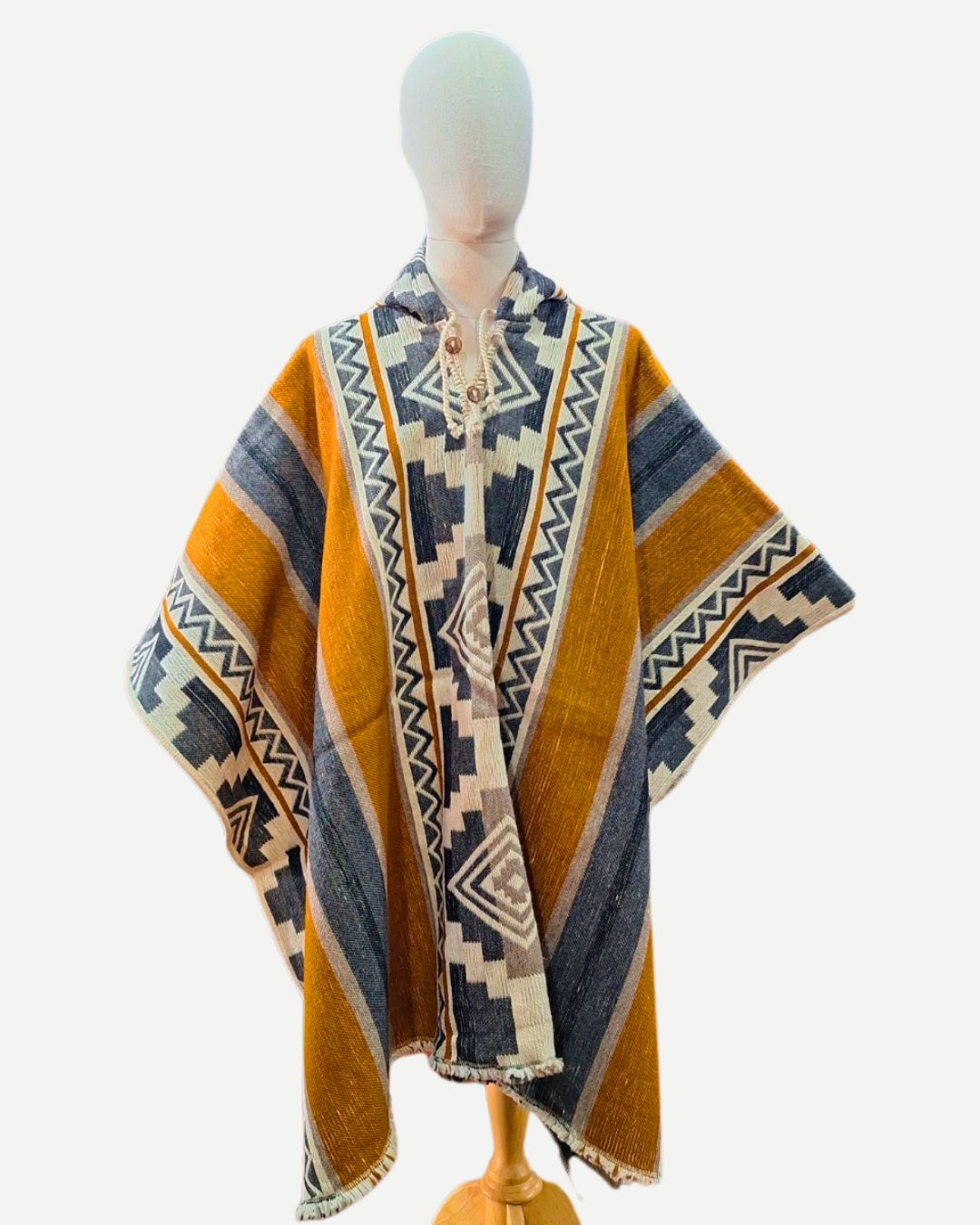 Poncho Araucaria | Mostaza