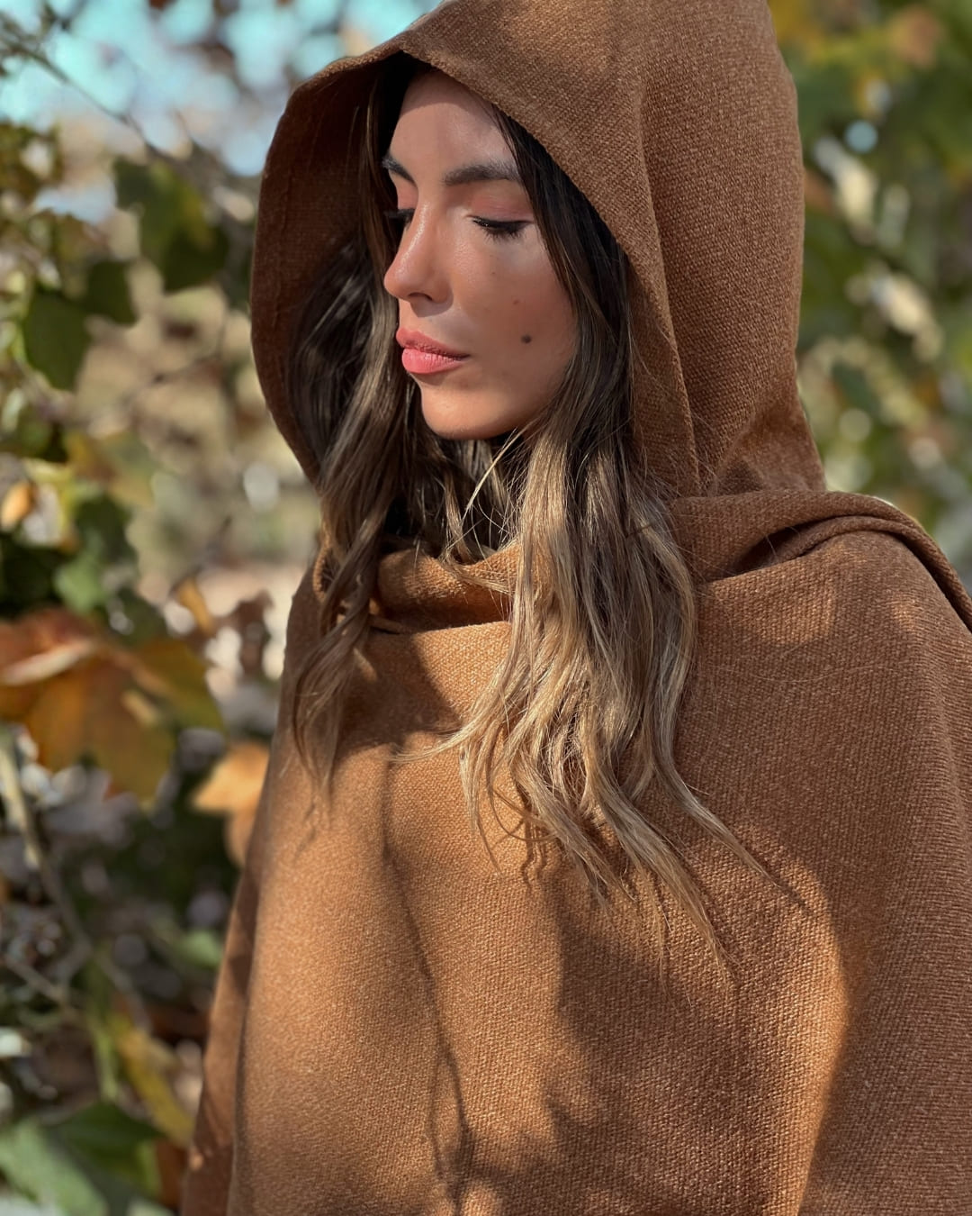 Ruana Copihue | Camel