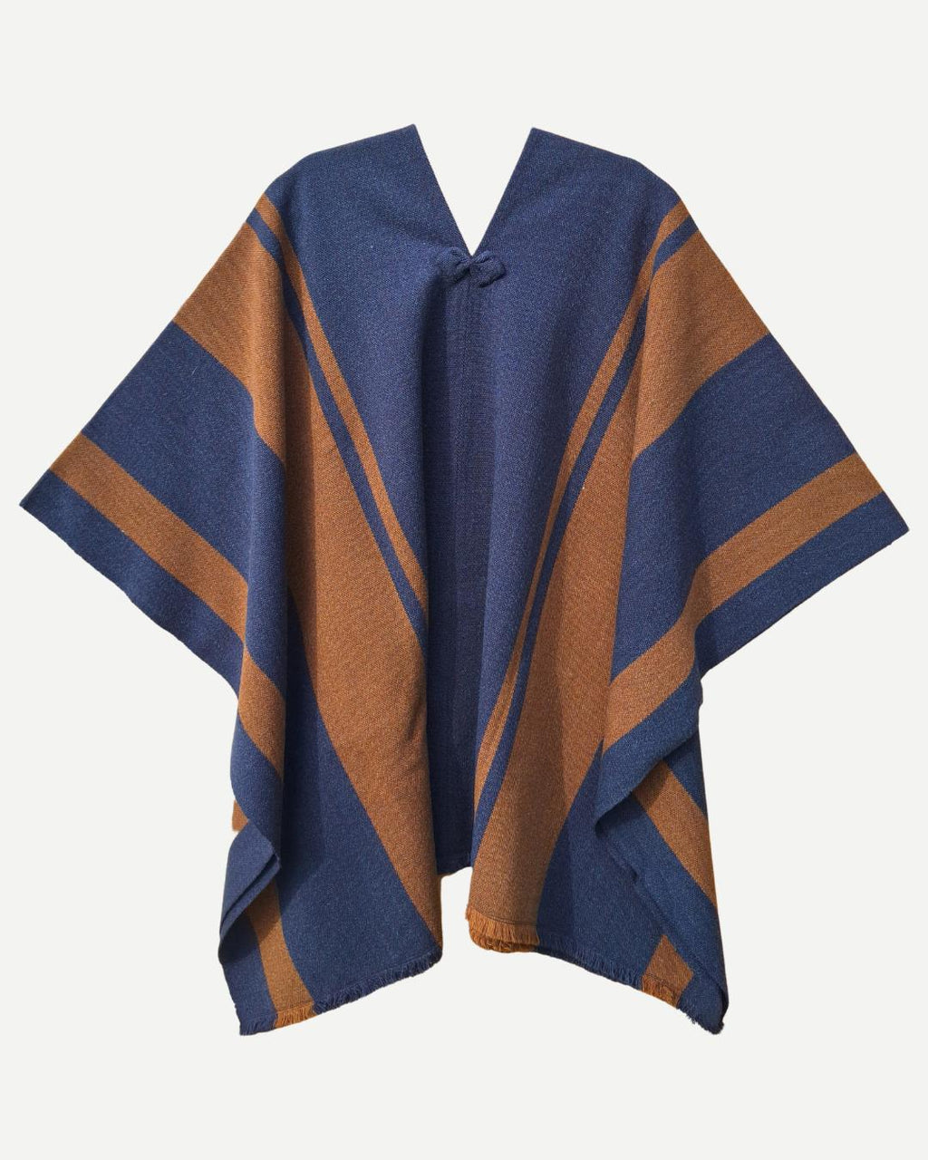 Manta Ciprés | Azul y Camel