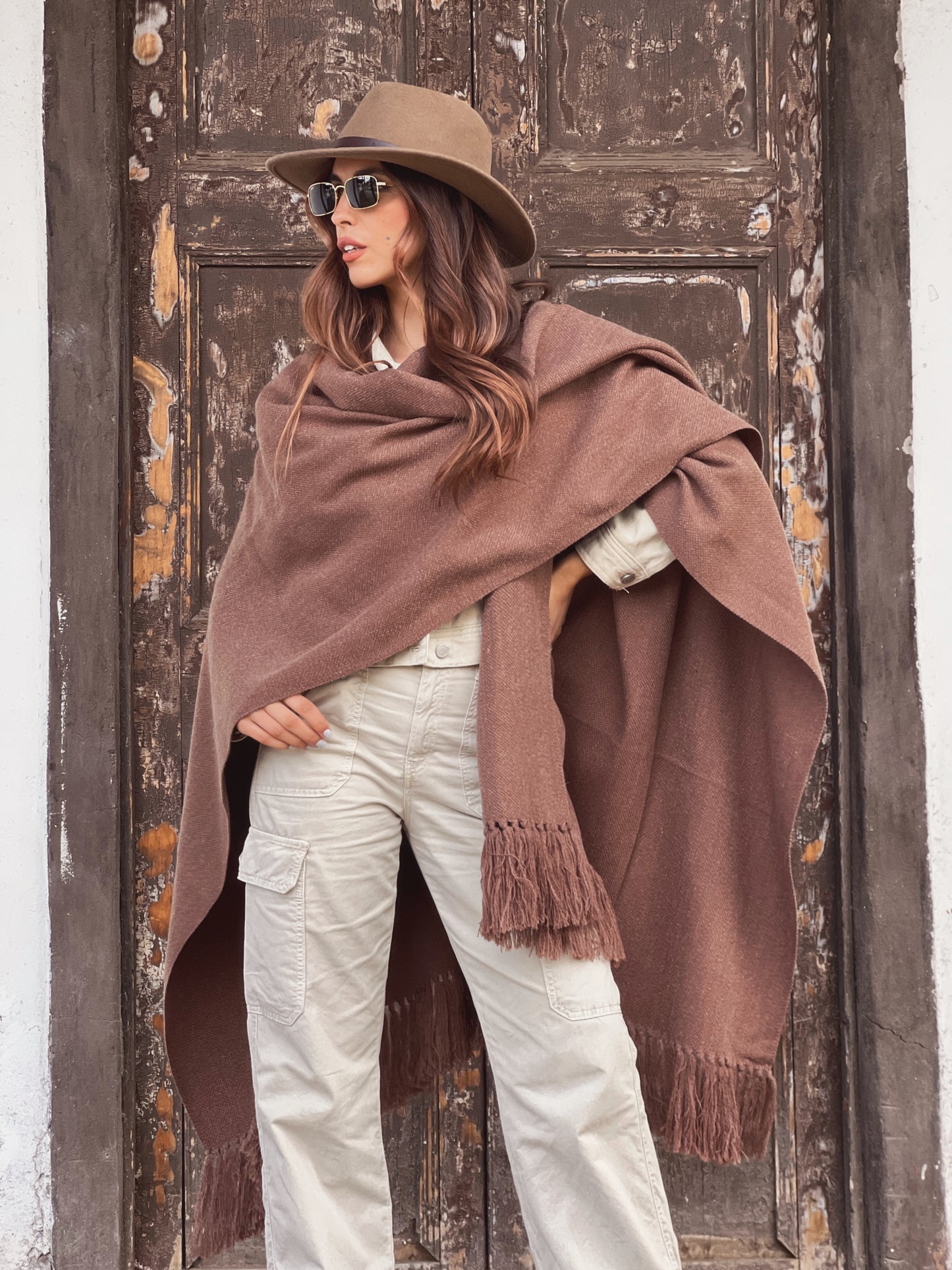 Ruana Suspiro | Capuccino