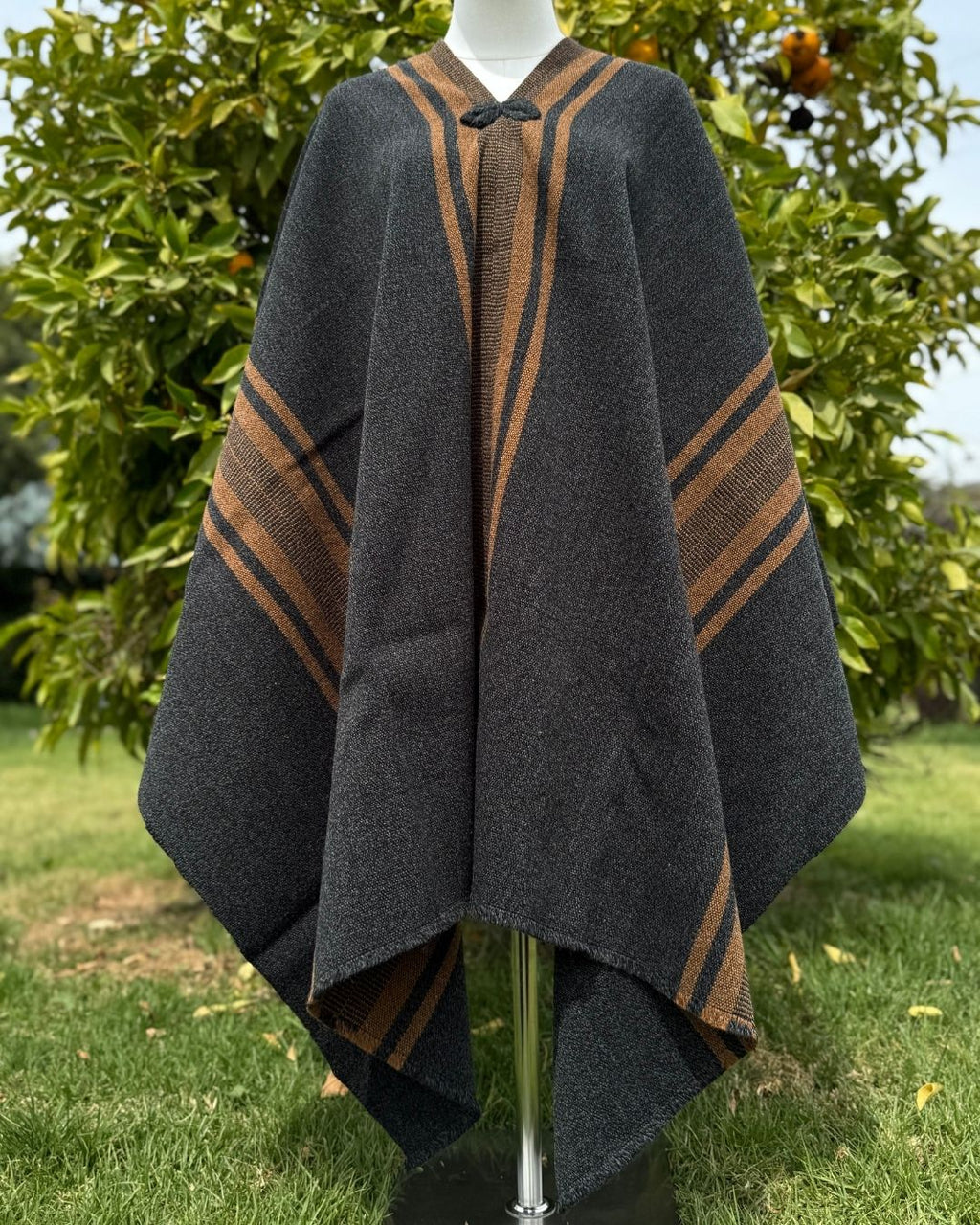 Manta Coihue | Gris Marengo y Camel