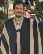 Manta Enhuinchada | Gris marengo y Beige