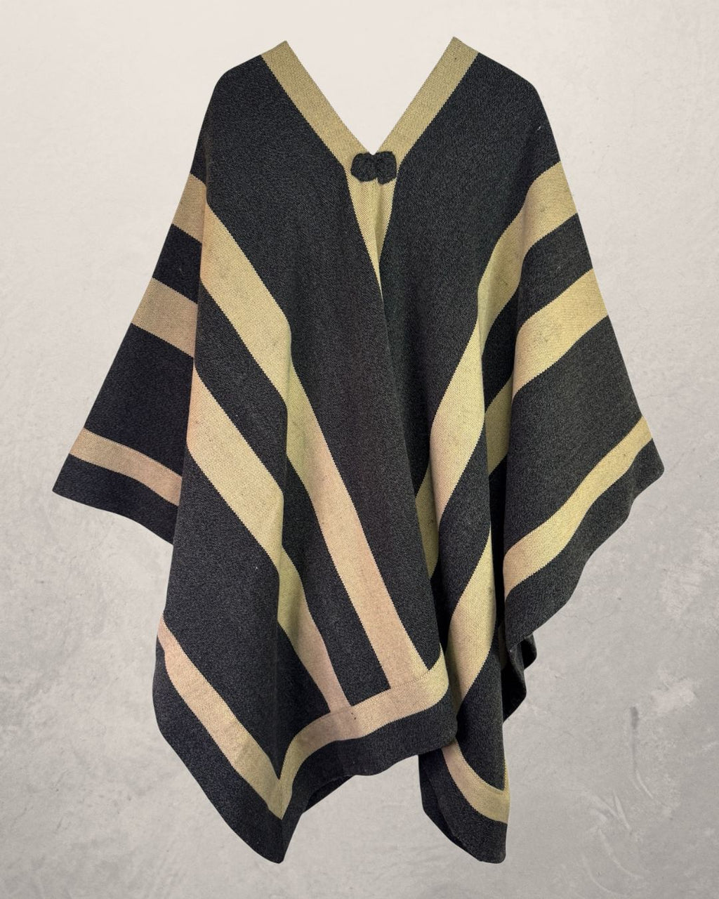 Manta Enhuinchada | Gris marengo y Beige