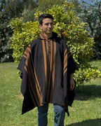 Poncho Boldo | Negro y Camel