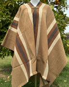 Manta Maitén | Beige y Tierra