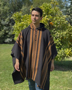 Poncho Boldo | Negro y Camel