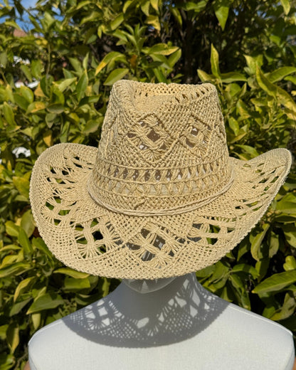 Sombrero Tejano | Paja calada