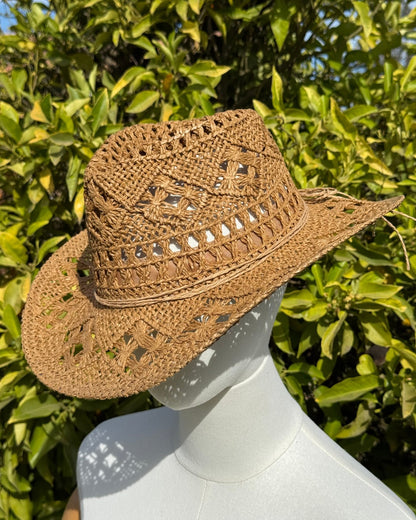 Sombrero Tejano | Paja calada