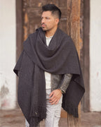 Ruana Suspiro | Gris marengo