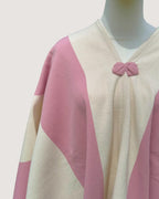 Manta Lenga | Rosada y Blanco