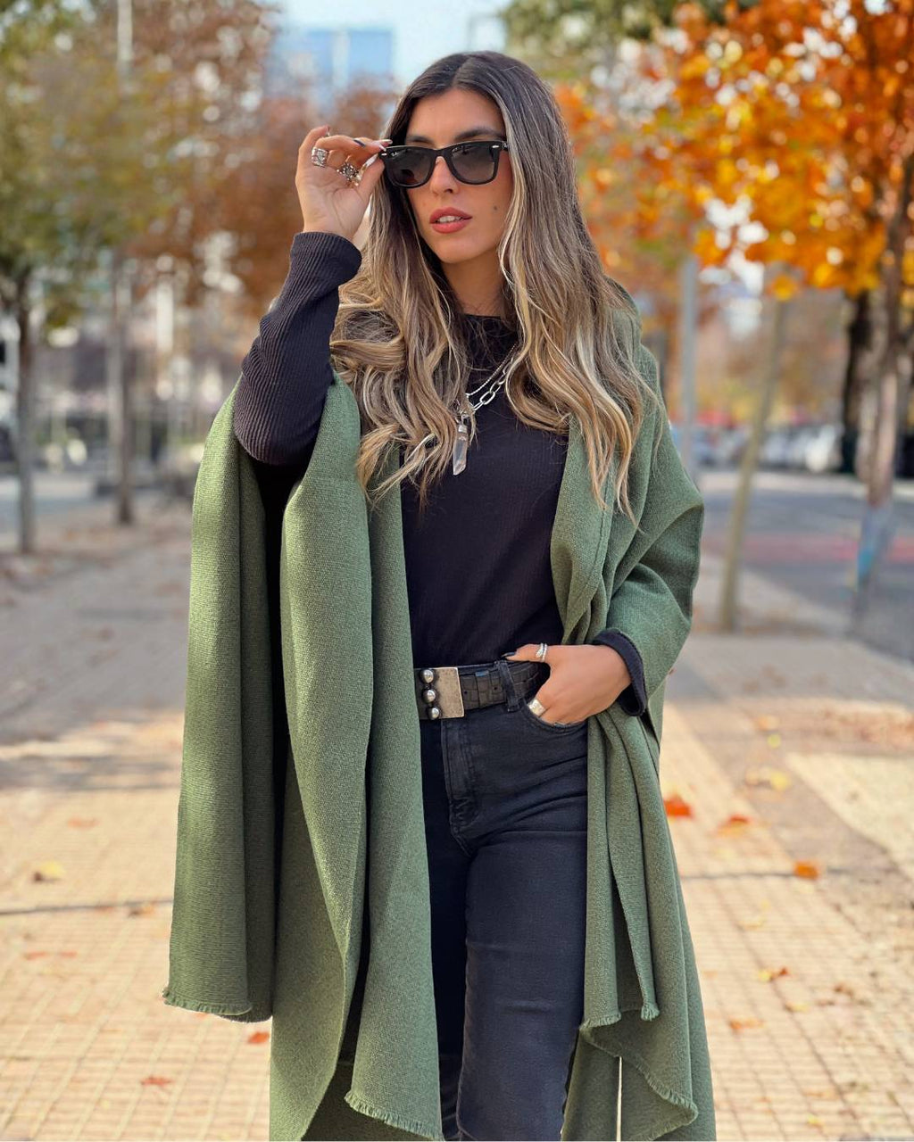 Ruana Copihue | Verde