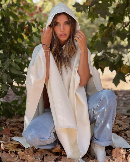 Poncho Clásico | Blanco