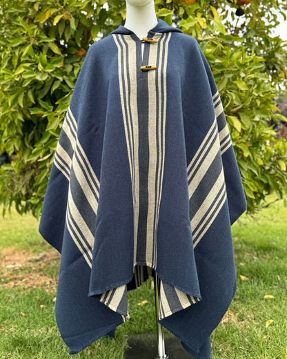 Poncho Alerce | Azul