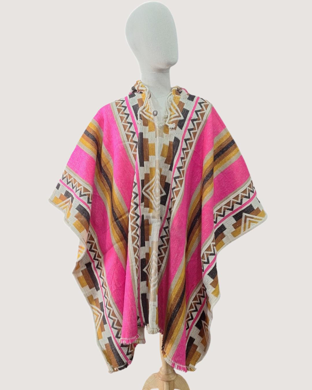 Poncho Araucaria | Rosado