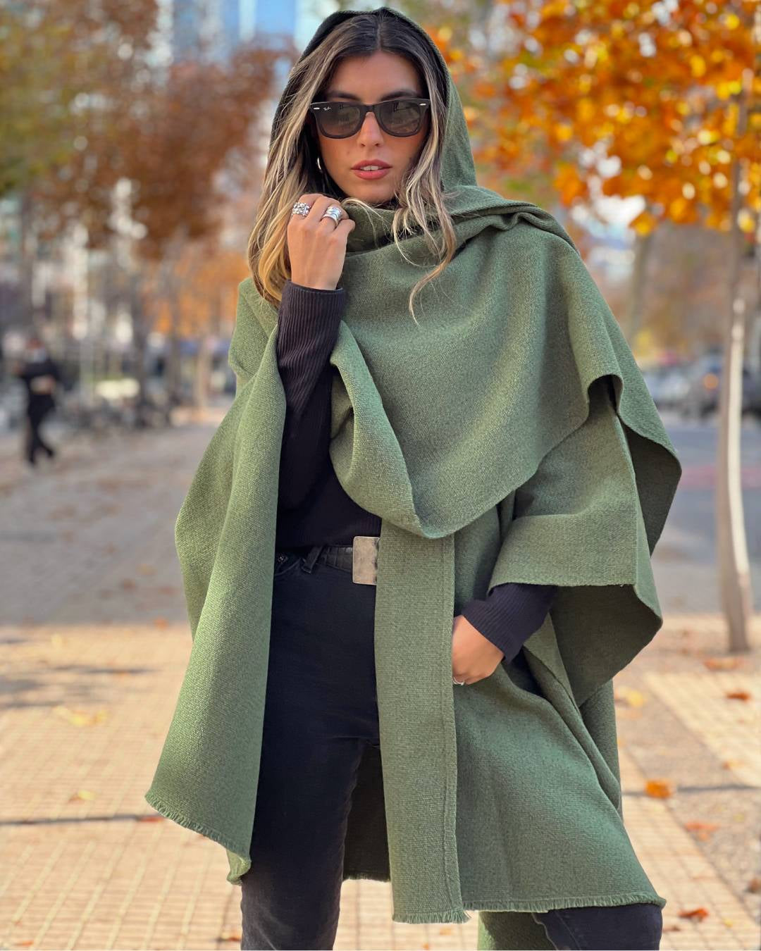 Ruana Copihue | Verde