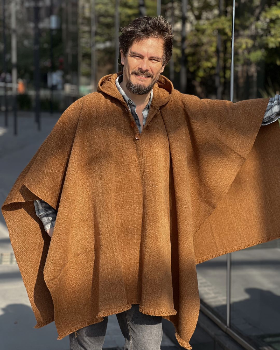 Poncho Clasico | Camel
