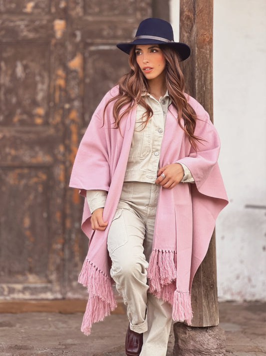 Ruana Suspiro | Rosada