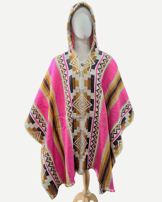 Poncho Araucaria | Rosado