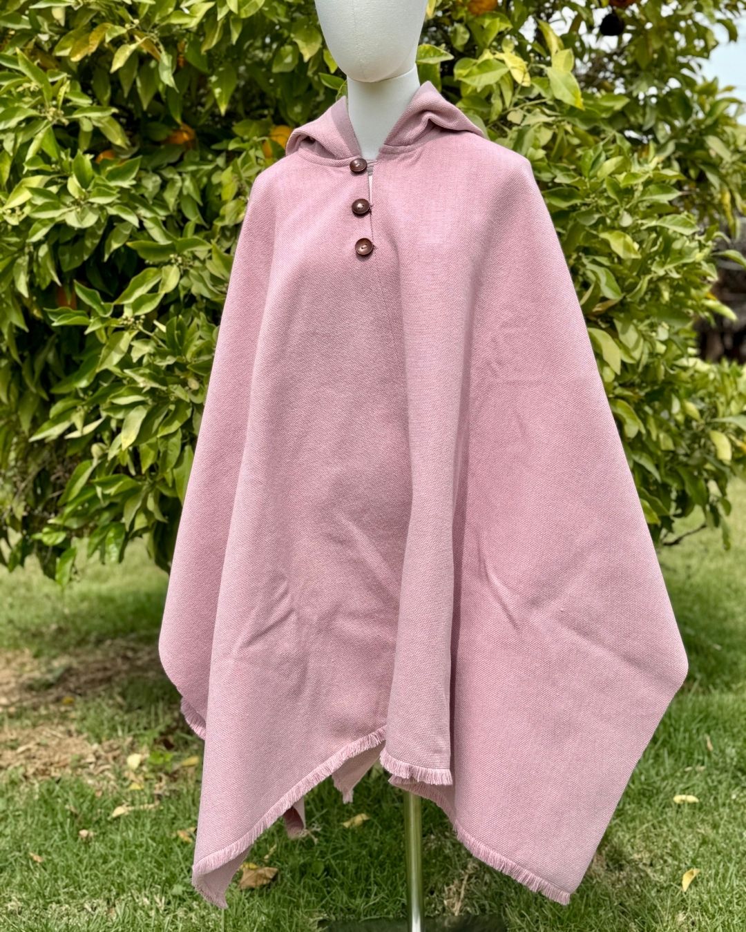 Poncho Clásico | Rosado