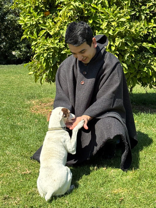 Poncho Clásico Gris Marengo