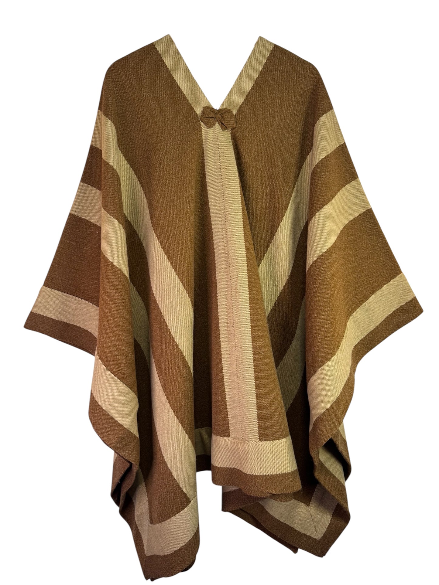 Manta enhuinchada | Camel y Beige