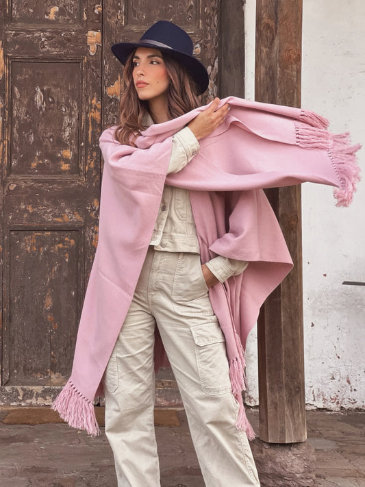 Ruana Suspiro | Rosada