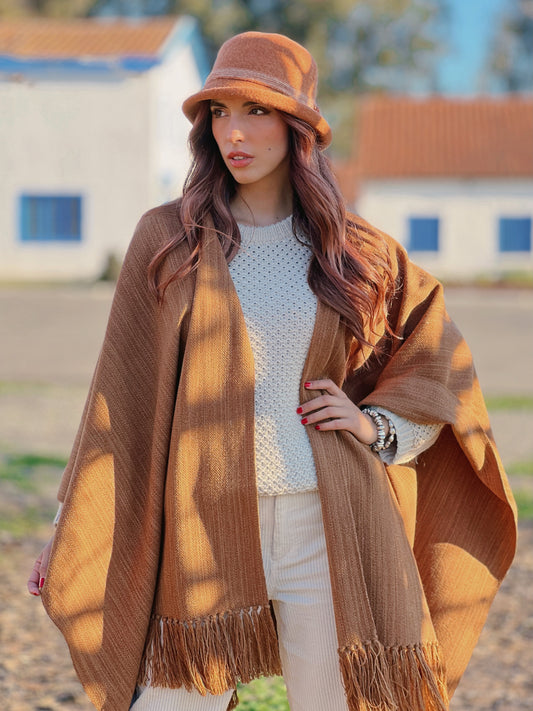 Ruana Suspiro | Camel