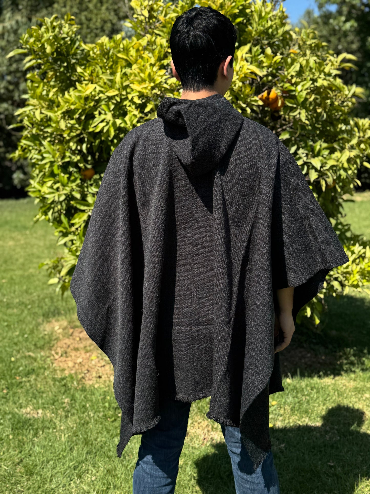 Poncho Clásico Gris Marengo