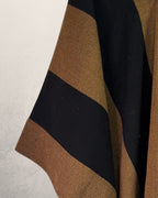 Manta Enhuinchada | Negro y Camel