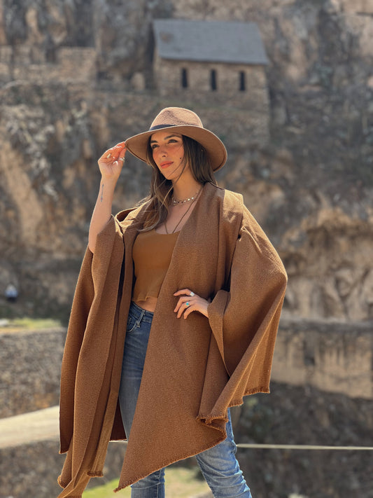 Ruana Copihue | Camel
