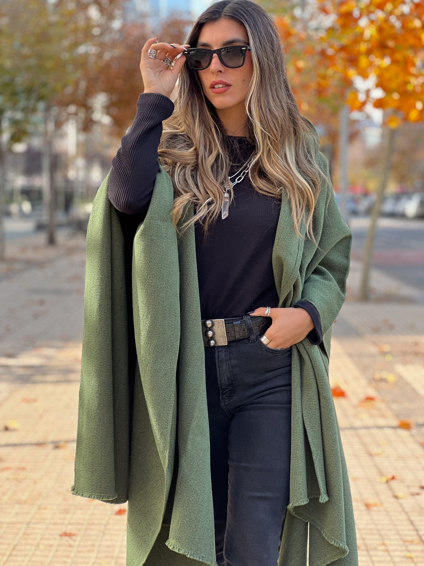 Ruana Copihue | Verde