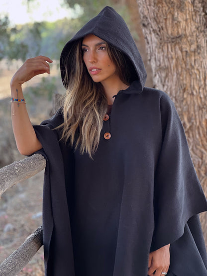 Poncho Clásico Negro