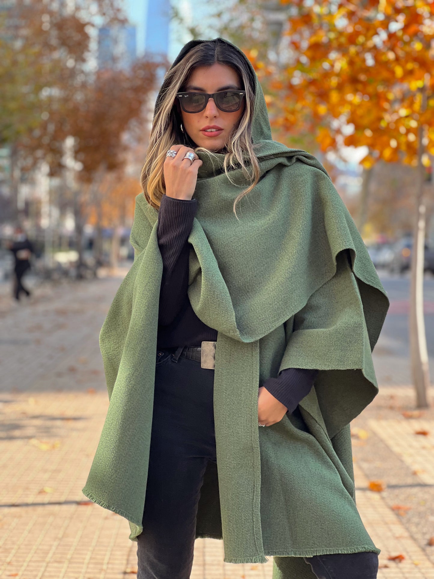 Ruana Copihue | Verde