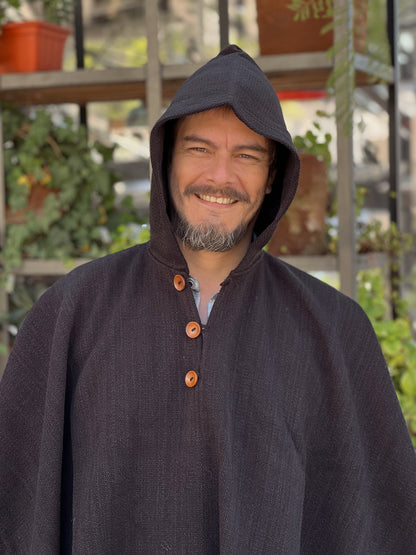 Poncho Clásico Negro