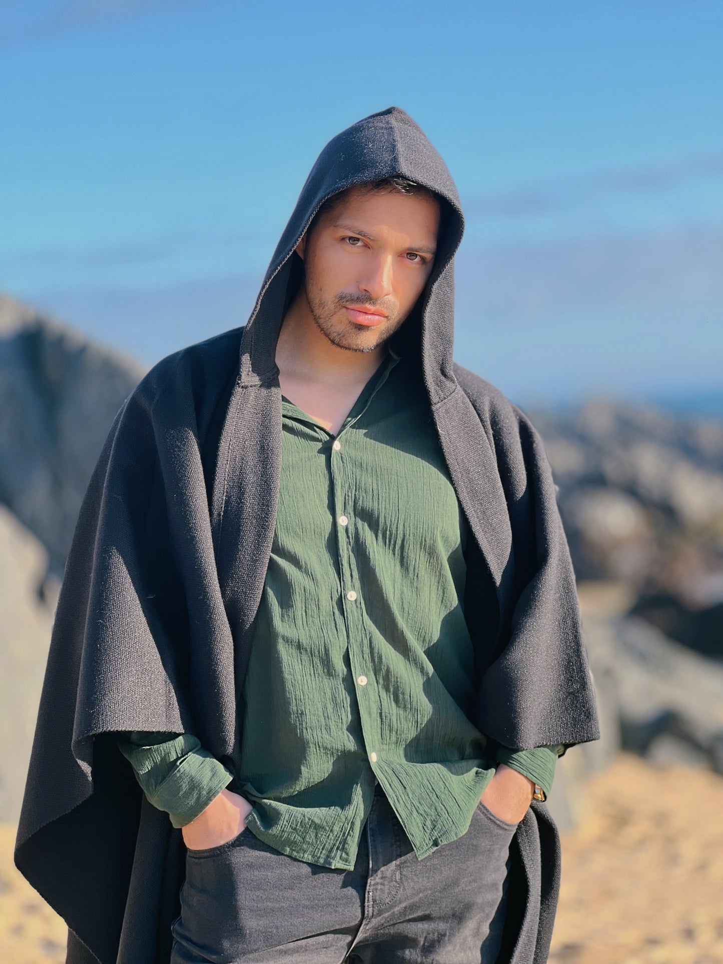 Ruana Copihue| Negra