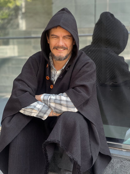 Poncho Clásico Negro