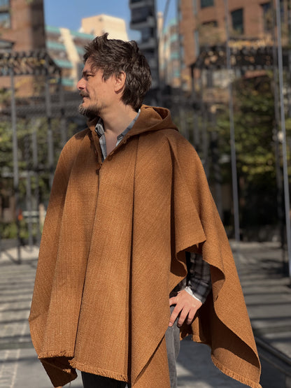 Poncho Clasico Camel