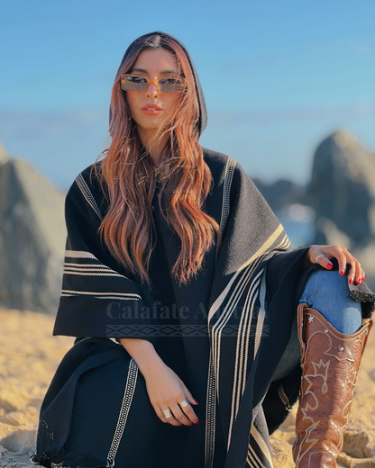 Poncho Arrayán Negro