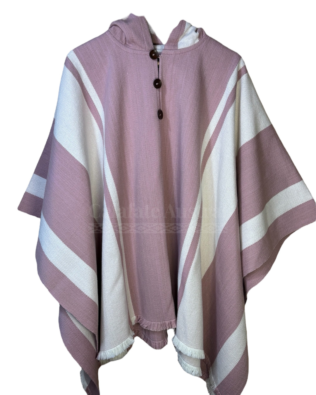 Poncho Ciprés Rosado & Nevado