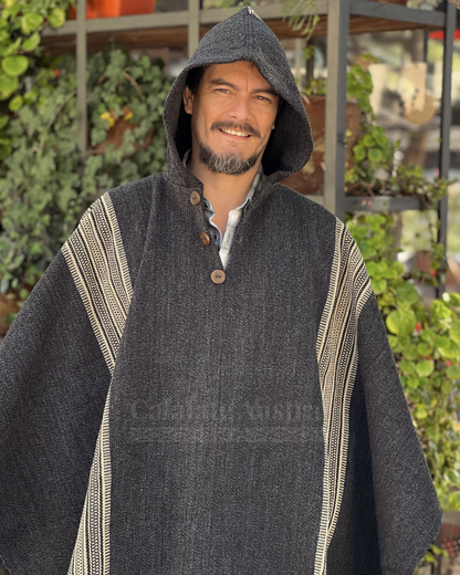 Poncho Queule - Gris Marengo