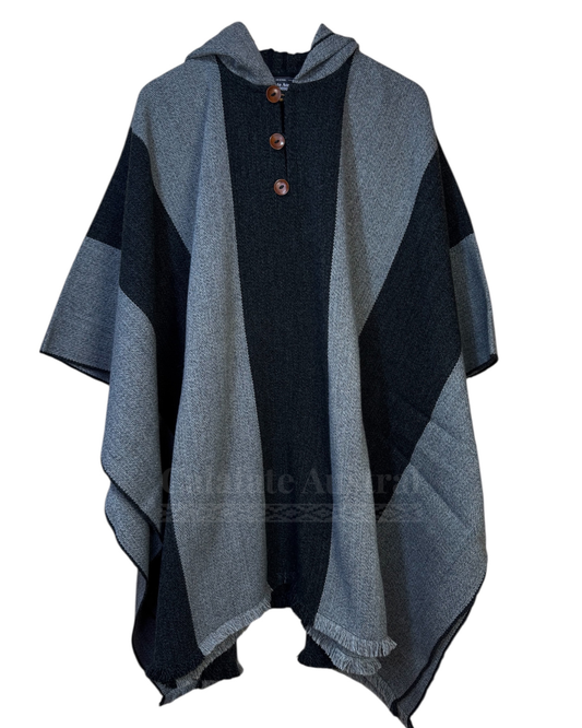 Poncho Roble Gris