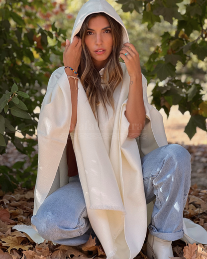 Poncho Clásico Blanco