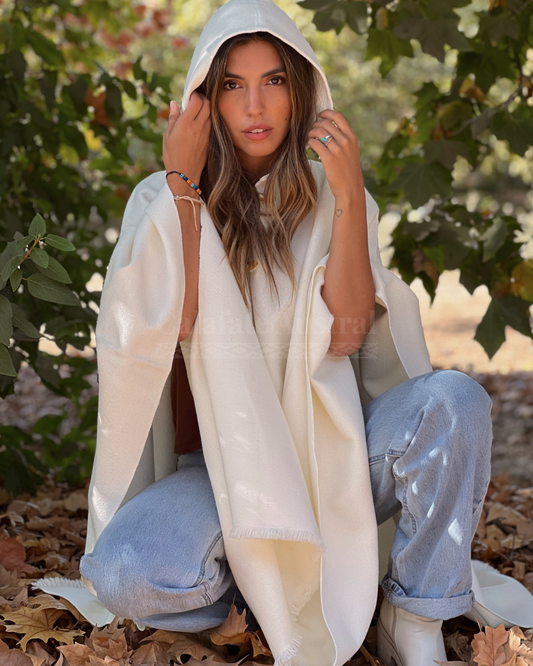 Poncho Clásico Blanco